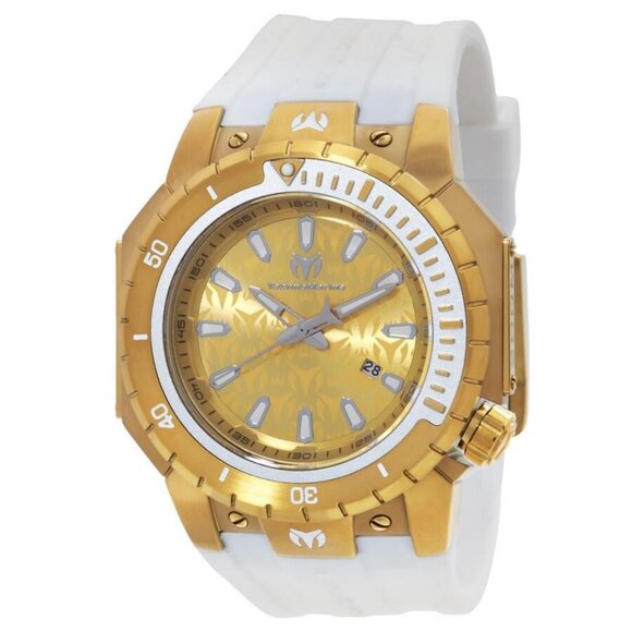 NWT Technomarine Fashion Men's Quartz Aluminum and Stainless Steel Auth - Picture 1 of 3